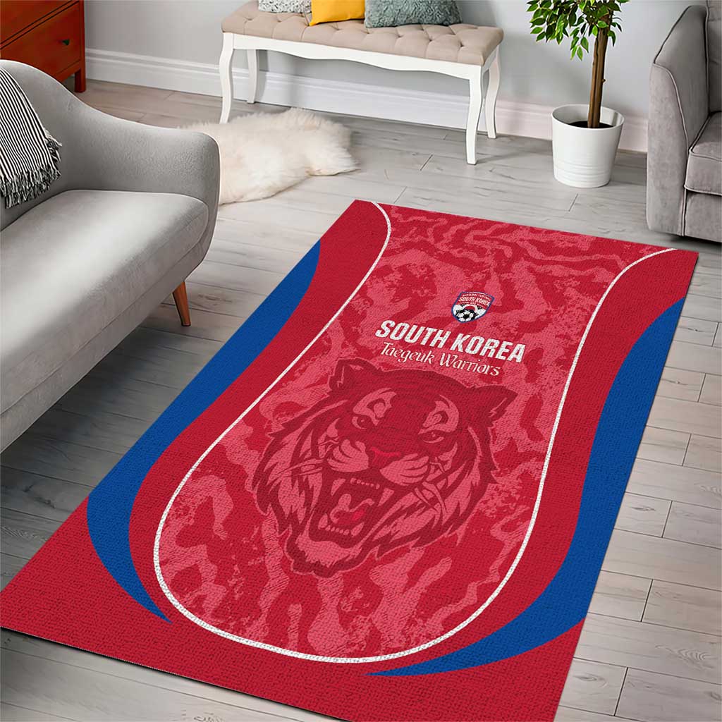 South Korea Football Area Rug 2026 Come On Taegeuk Warriors - Wonder Print Shop