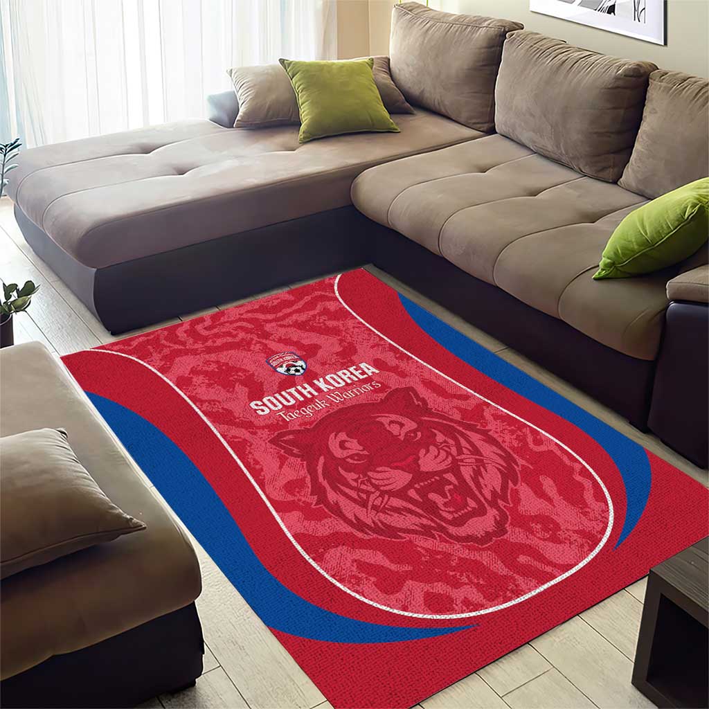South Korea Football Area Rug 2026 Come On Taegeuk Warriors - Wonder Print Shop