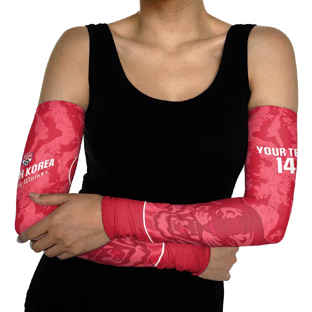 Custom South Korea Football Arm Sleeves 2026 Come On Taegeuk Warriors - Wonder Print Shop