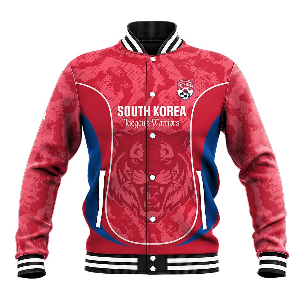 Custom South Korea Football Baseball Jacket 2026 Come On Taegeuk Warriors - Wonder Print Shop