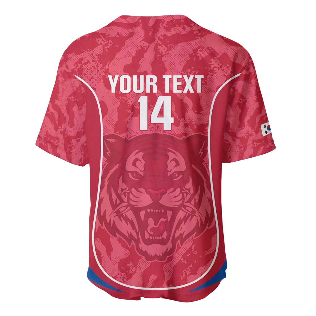 Custom South Korea Football Baseball Jersey 2026 Come On Taegeuk Warriors - Wonder Print Shop