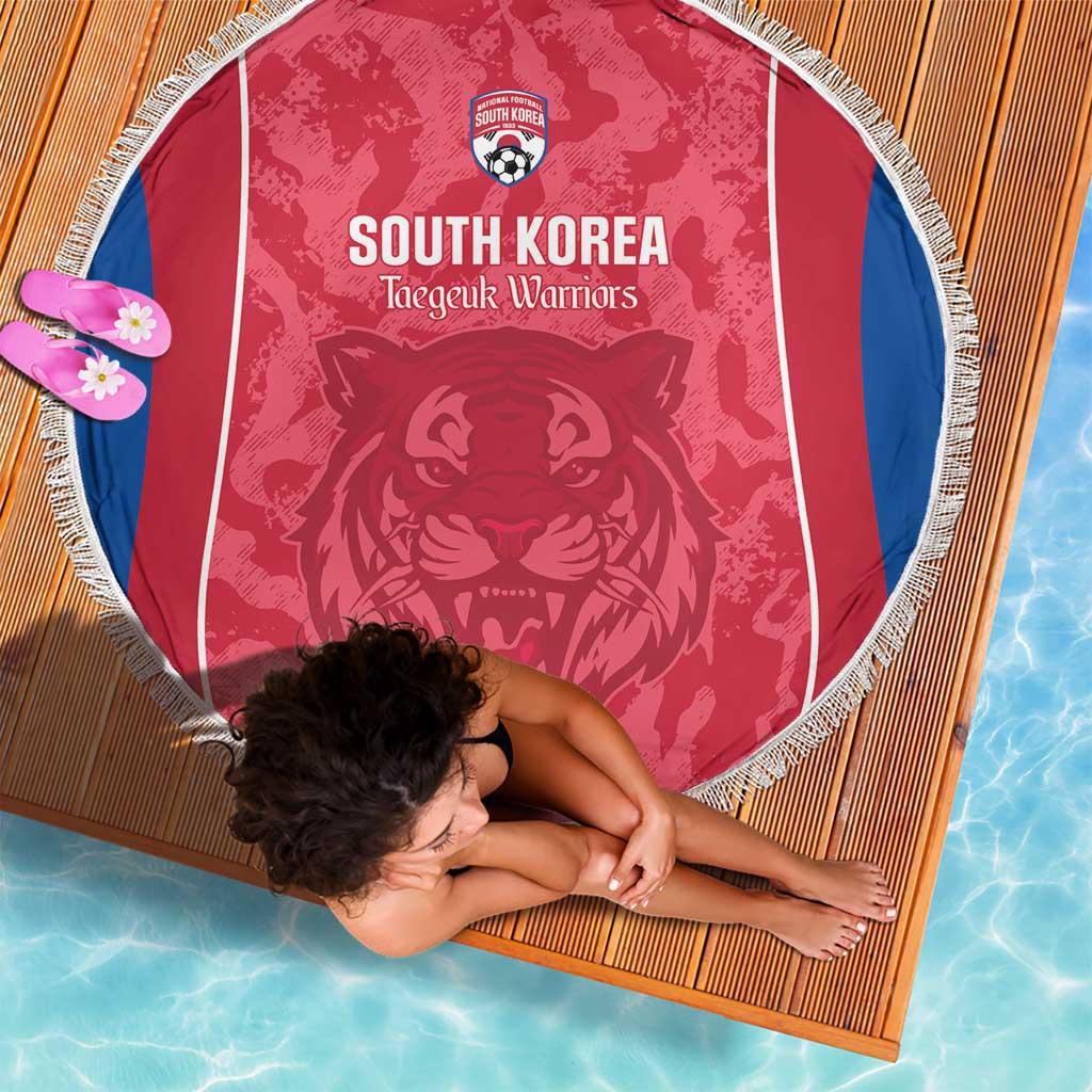 South Korea Football Beach Blanket 2026 Come On Taegeuk Warriors - Wonder Print Shop