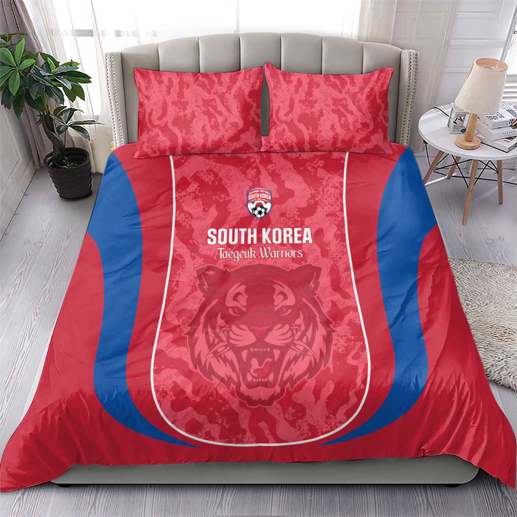 South Korea Football Bedding Set 2026 Come On Taegeuk Warriors - Wonder Print Shop