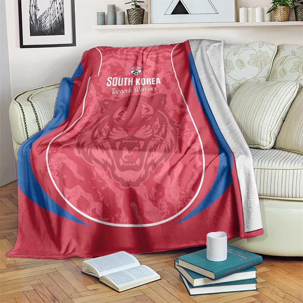 South Korea Football Blanket 2026 Come On Taegeuk Warriors - Wonder Print Shop