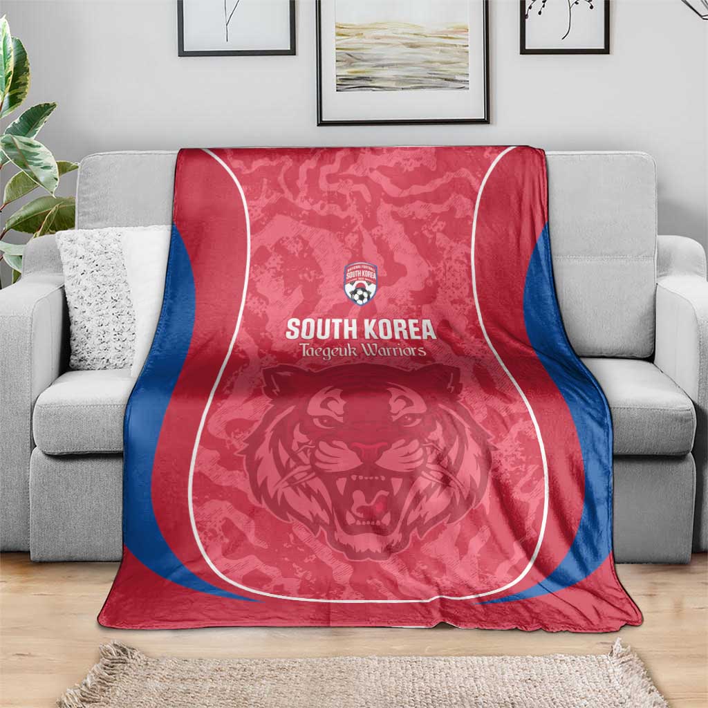 South Korea Football Blanket 2026 Come On Taegeuk Warriors - Wonder Print Shop