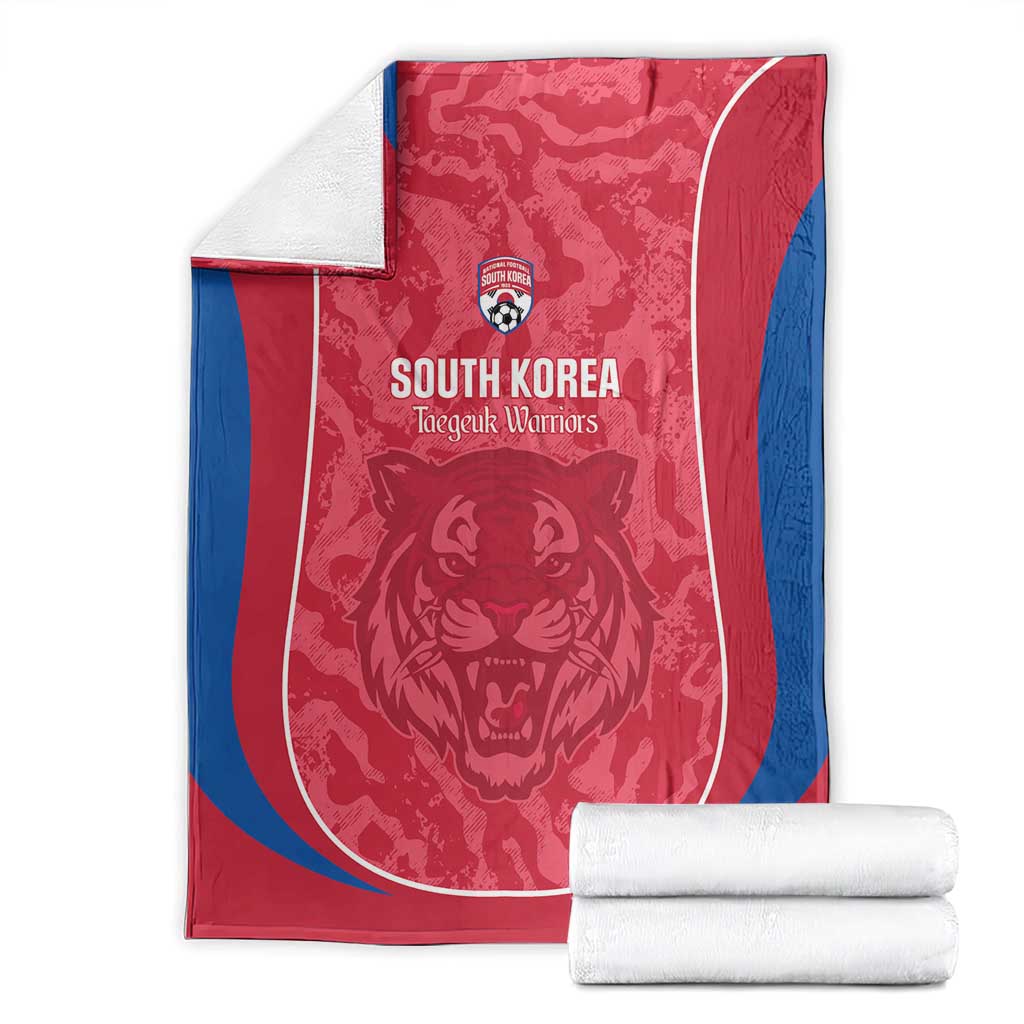 South Korea Football Blanket 2026 Come On Taegeuk Warriors - Wonder Print Shop