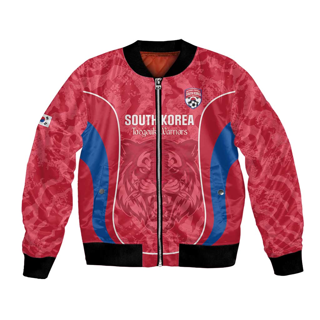 Custom South Korea Football Bomber Jacket 2026 Come On Taegeuk Warriors - Wonder Print Shop