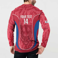 Custom South Korea Football Button Sweatshirt 2026 Come On Taegeuk Warriors - Wonder Print Shop