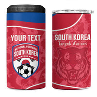 Custom South Korea Football 4 in 1 Can Cooler Tumbler 2026 Come On Taegeuk Warriors - Wonder Print Shop