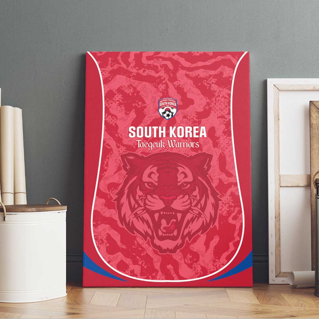 South Korea Football Canvas Wall Art 2026 Come On Taegeuk Warriors - Wonder Print Shop