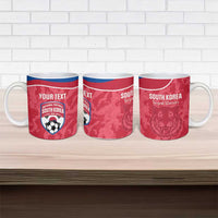 Custom South Korea Football Ceramic Mug 2026 Come On Taegeuk Warriors - Wonder Print Shop