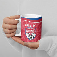 Custom South Korea Football Ceramic Mug 2026 Come On Taegeuk Warriors - Wonder Print Shop