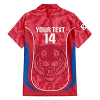 Custom South Korea Football Family Matching Mermaid Dress and Hawaiian Shirt 2026 Come On Taegeuk Warriors - Wonder Print Shop