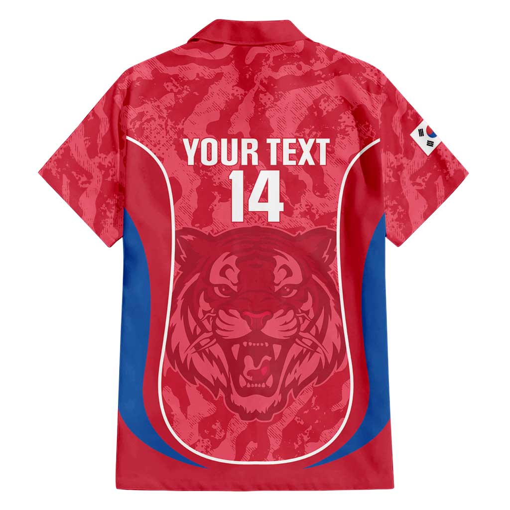 Custom South Korea Football Family Matching Summer Maxi Dress and Hawaiian Shirt 2026 Come On Taegeuk Warriors - Wonder Print Shop