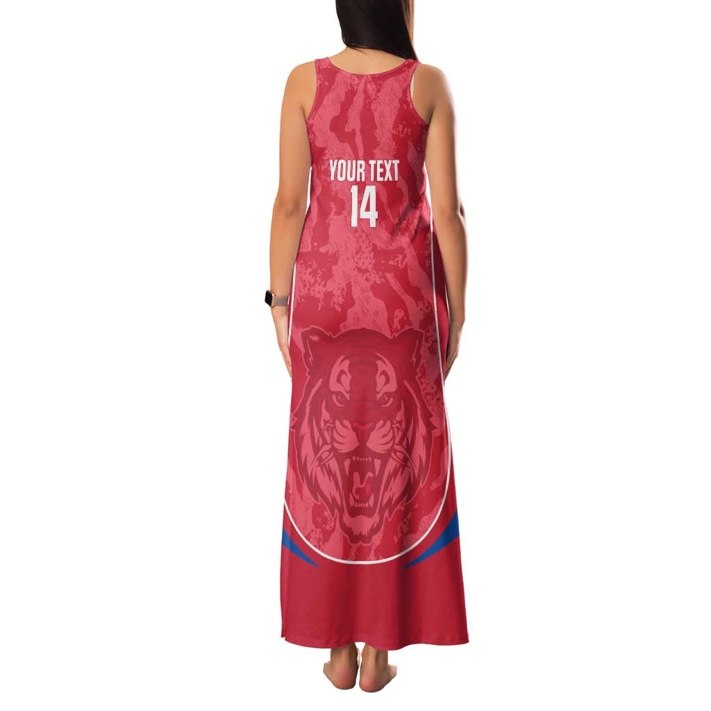 Custom South Korea Football Family Matching Tank Maxi Dress and Hawaiian Shirt 2026 Come On Taegeuk Warriors - Wonder Print Shop