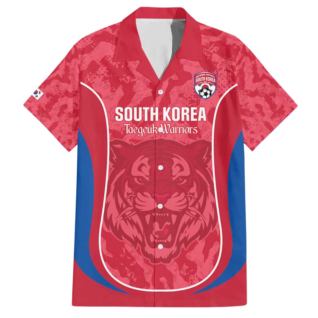 Custom South Korea Football Hawaiian Shirt 2026 Come On Taegeuk Warriors - Wonder Print Shop