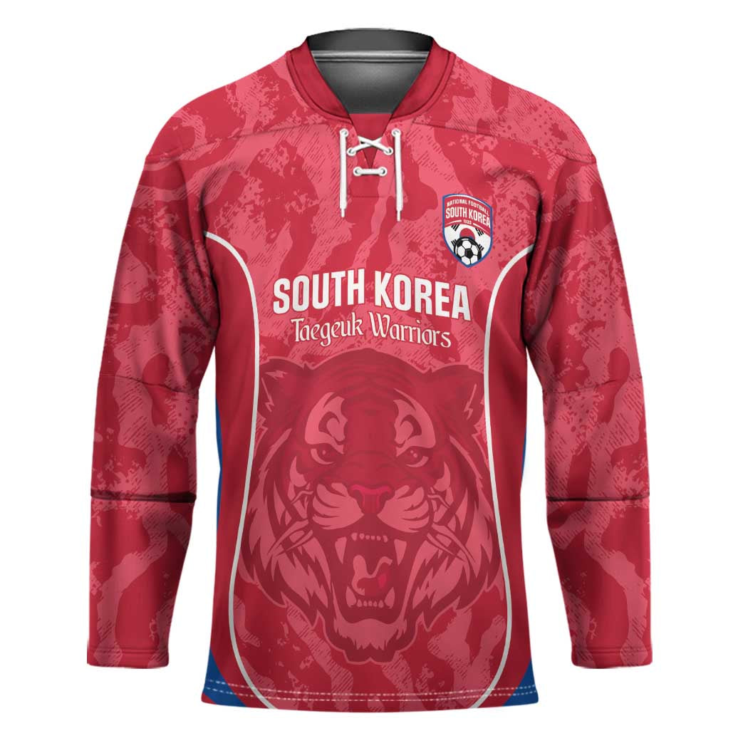 Custom South Korea Football Hockey Jersey 2026 Come On Taegeuk Warriors - Wonder Print Shop