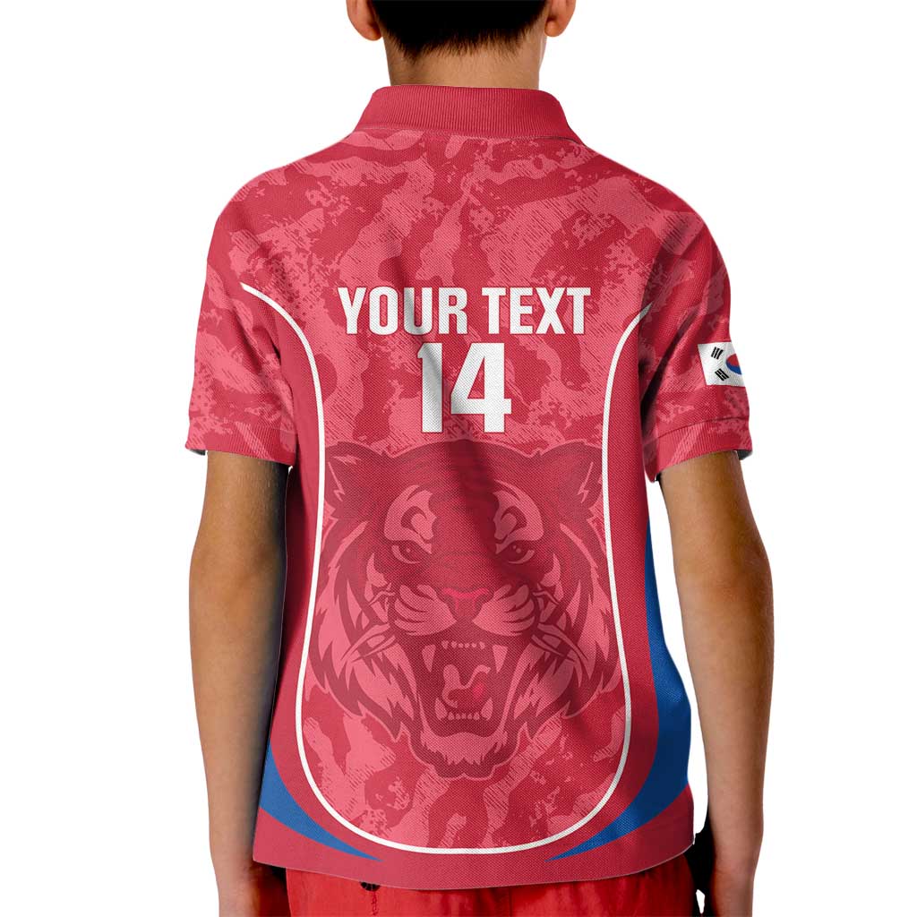 Custom South Korea Football Kid Polo Shirt 2026 Come On Taegeuk Warriors - Wonder Print Shop