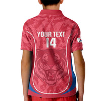 Custom South Korea Football Kid Polo Shirt 2026 Come On Taegeuk Warriors - Wonder Print Shop