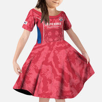 Custom South Korea Football Kid Short Sleeve Dress 2026 Come On Taegeuk Warriors - Wonder Print Shop