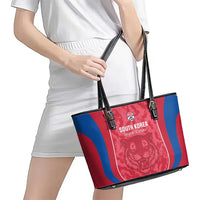 South Korea Football Leather Tote Bag 2026 Come On Taegeuk Warriors - Wonder Print Shop