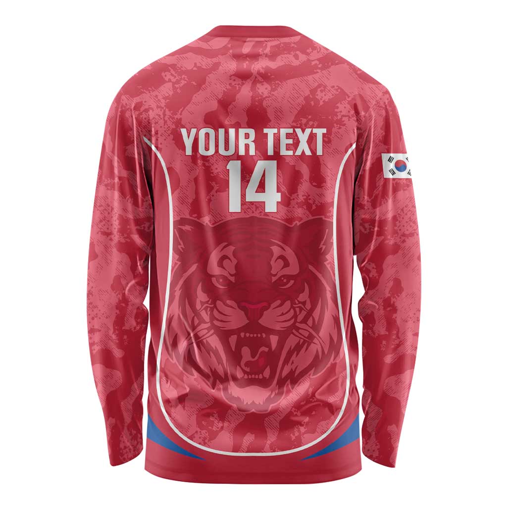 Custom South Korea Football Long Sleeve Shirt 2026 Come On Taegeuk Warriors - Wonder Print Shop