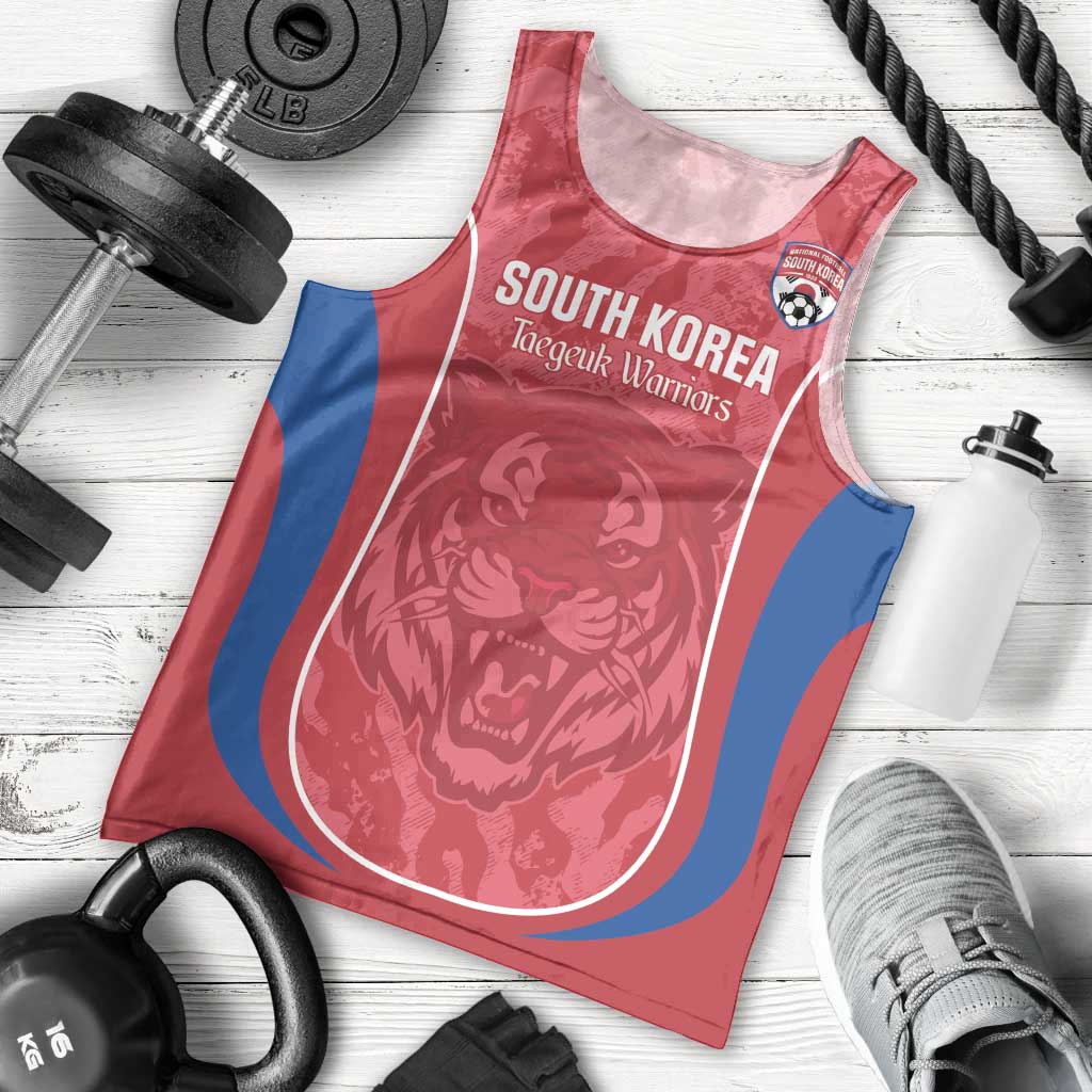 Custom South Korea Football Men Tank Top 2026 Come On Taegeuk Warriors - Wonder Print Shop