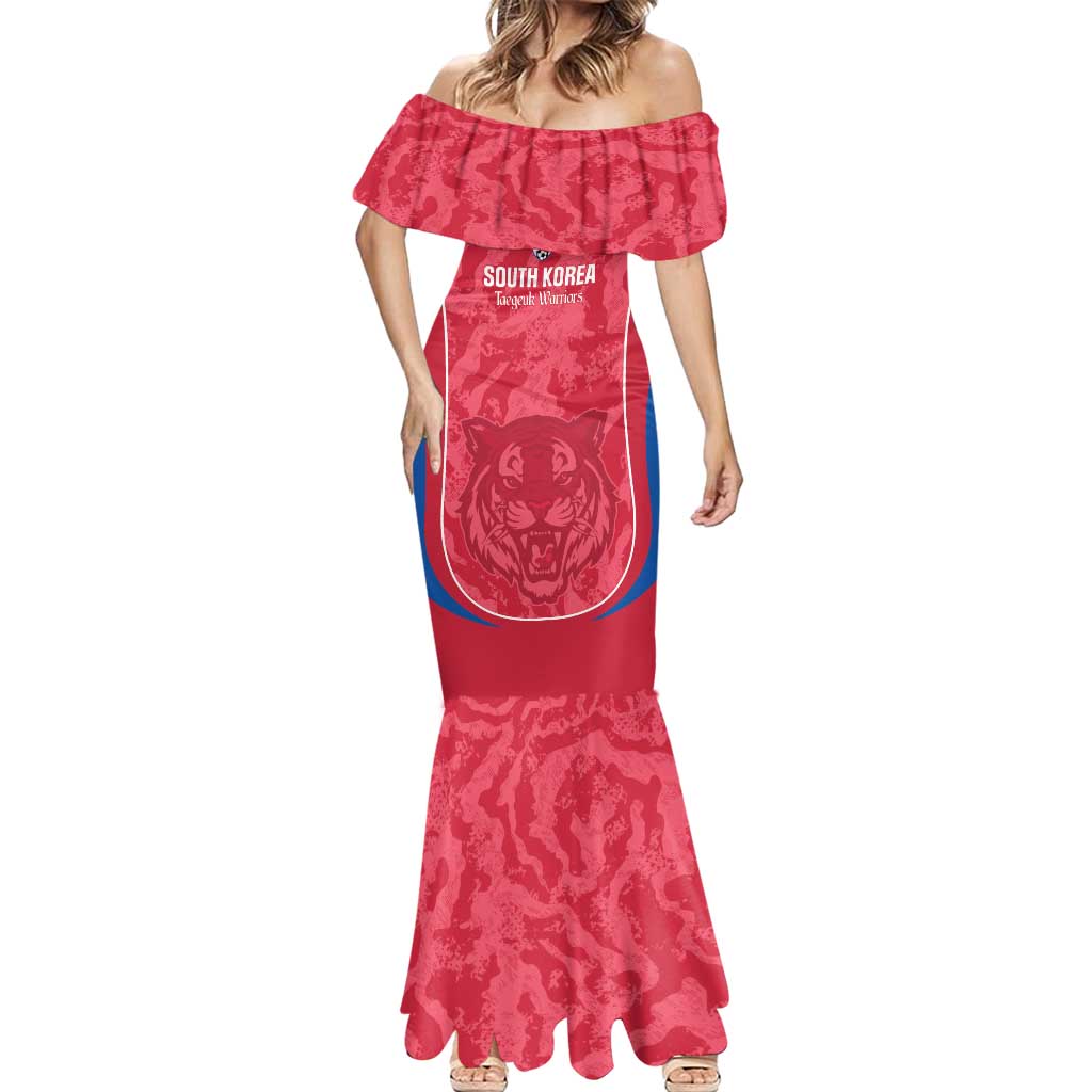 Custom South Korea Football Mermaid Dress 2026 Come On Taegeuk Warriors - Wonder Print Shop