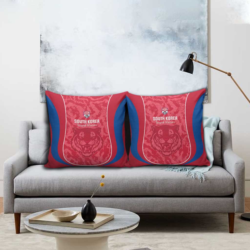 South Korea Football Pillow Cover 2026 Come On Taegeuk Warriors - Wonder Print Shop
