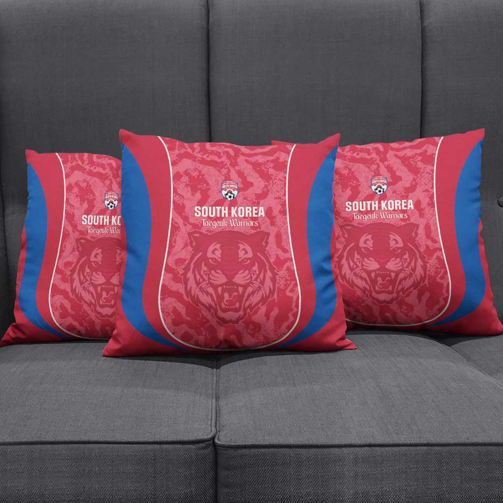 South Korea Football Pillow Cover 2026 Come On Taegeuk Warriors - Wonder Print Shop