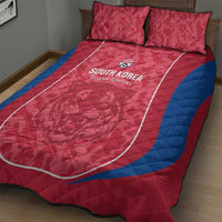 South Korea Football Quilt Bed Set 2026 Come On Taegeuk Warriors - Wonder Print Shop