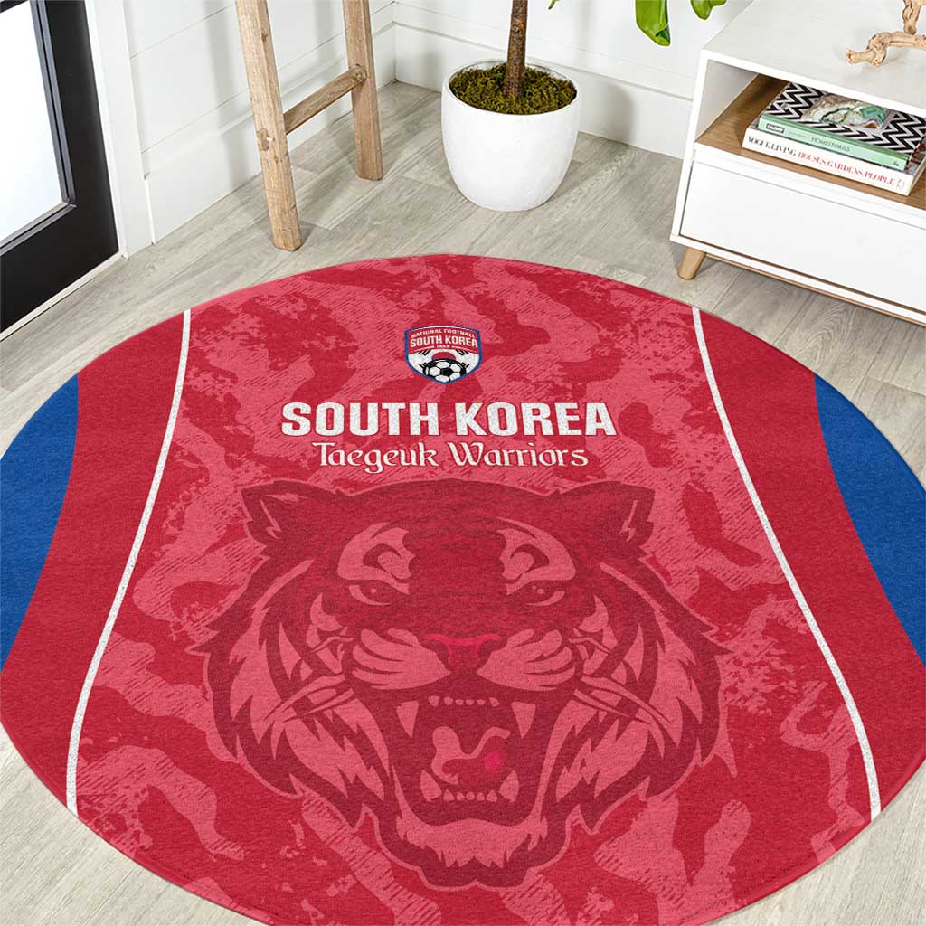 South Korea Football Round Carpet 2026 Come On Taegeuk Warriors - Wonder Print Shop