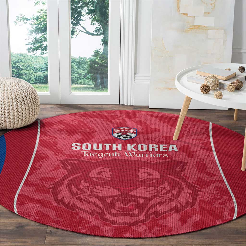 South Korea Football Round Carpet 2026 Come On Taegeuk Warriors - Wonder Print Shop