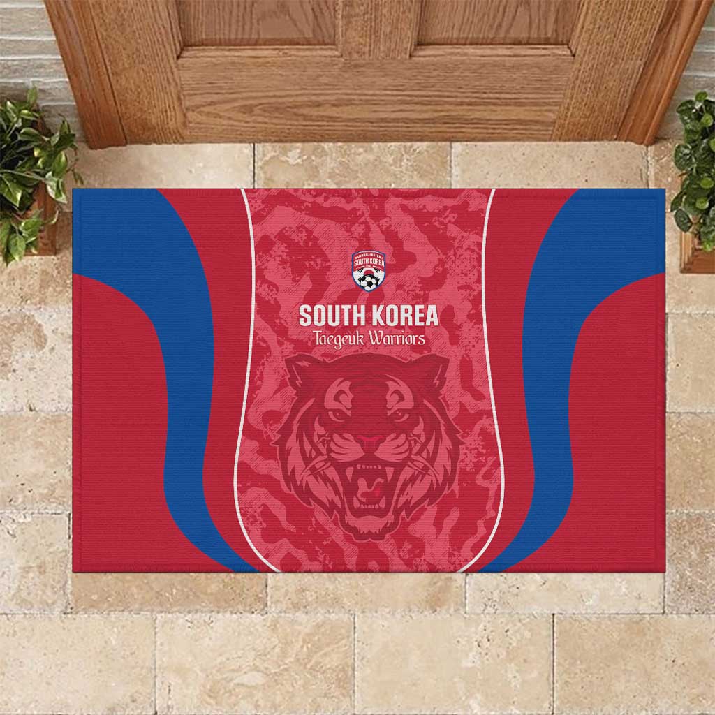 South Korea Football Rubber Doormat 2026 Come On Taegeuk Warriors - Wonder Print Shop