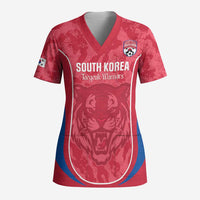 Custom South Korea Football Scrub Top 2026 Come On Taegeuk Warriors - Wonder Print Shop