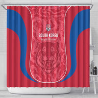 South Korea Football Shower Curtain 2026 Come On Taegeuk Warriors - Wonder Print Shop