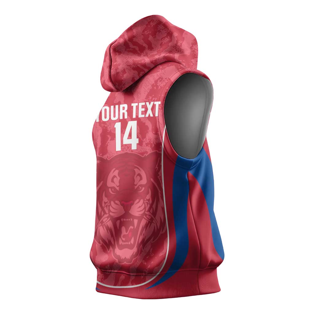 Custom South Korea Football Sleeveless Hoodie 2026 Come On Taegeuk Warriors - Wonder Print Shop