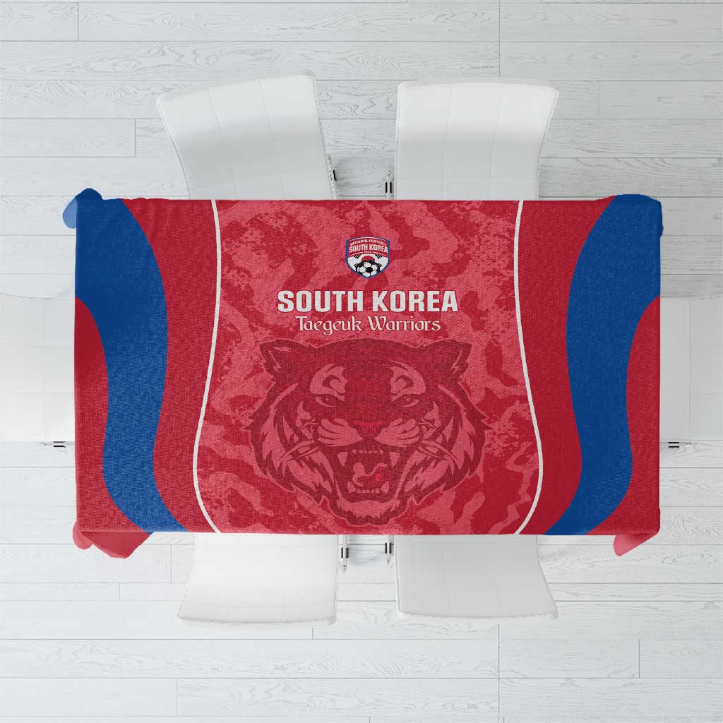 South Korea Football Tablecloth 2026 Come On Taegeuk Warriors - Wonder Print Shop