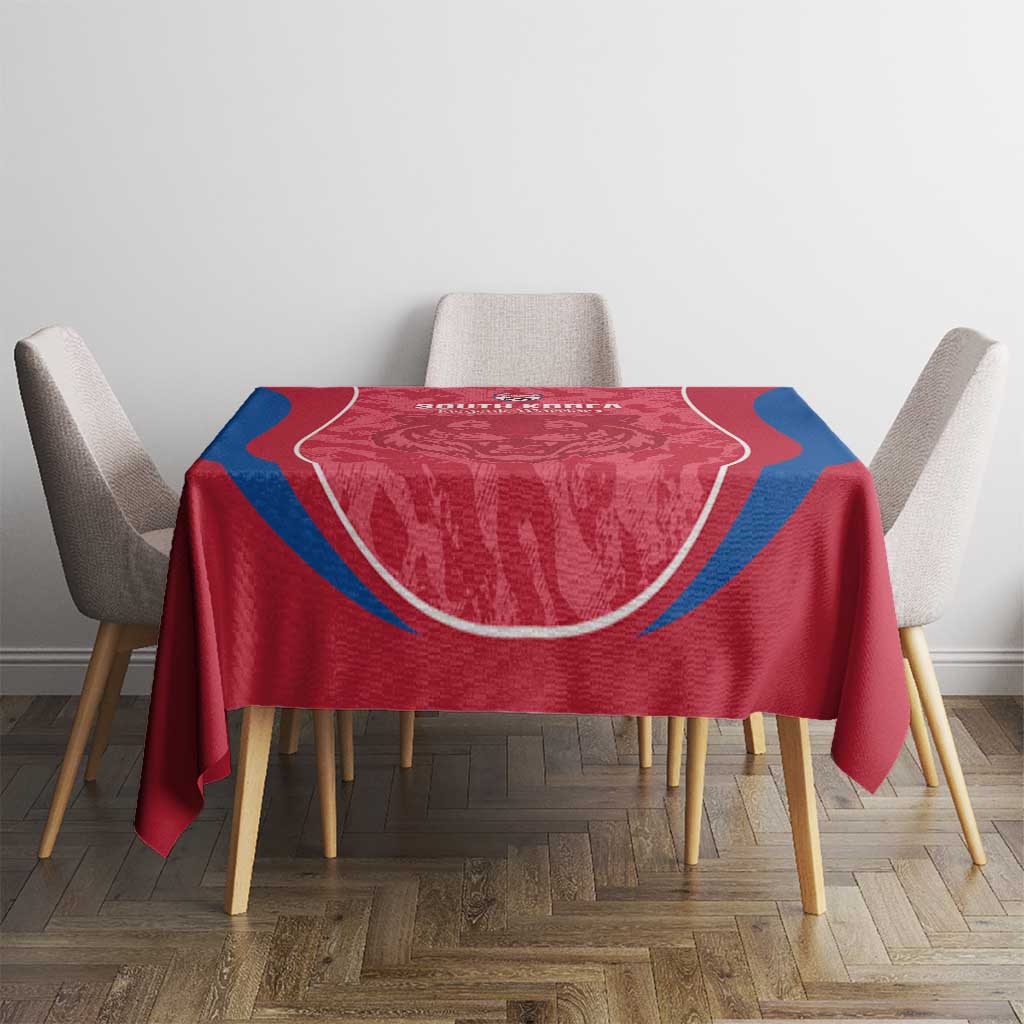 South Korea Football Tablecloth 2026 Come On Taegeuk Warriors - Wonder Print Shop