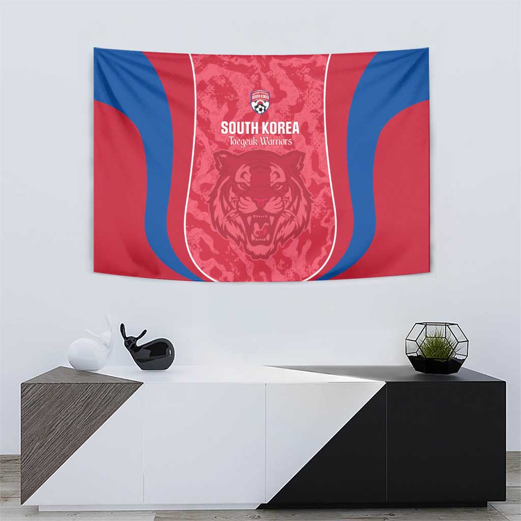 South Korea Football Tapestry 2026 Come On Taegeuk Warriors - Wonder Print Shop