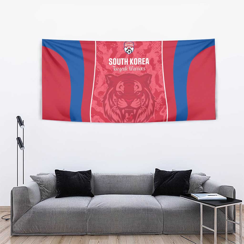 South Korea Football Tapestry 2026 Come On Taegeuk Warriors - Wonder Print Shop