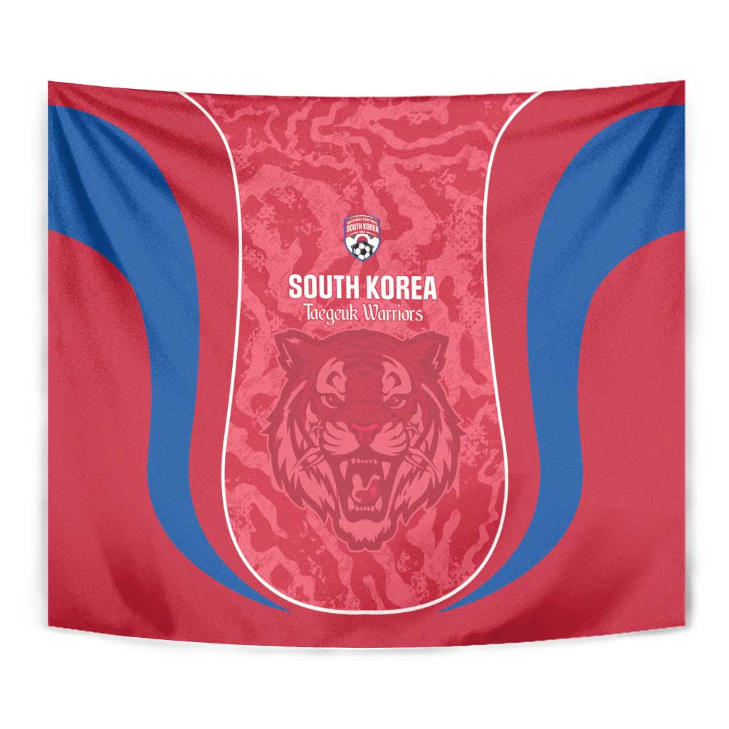 South Korea Football Tapestry 2026 Come On Taegeuk Warriors - Wonder Print Shop