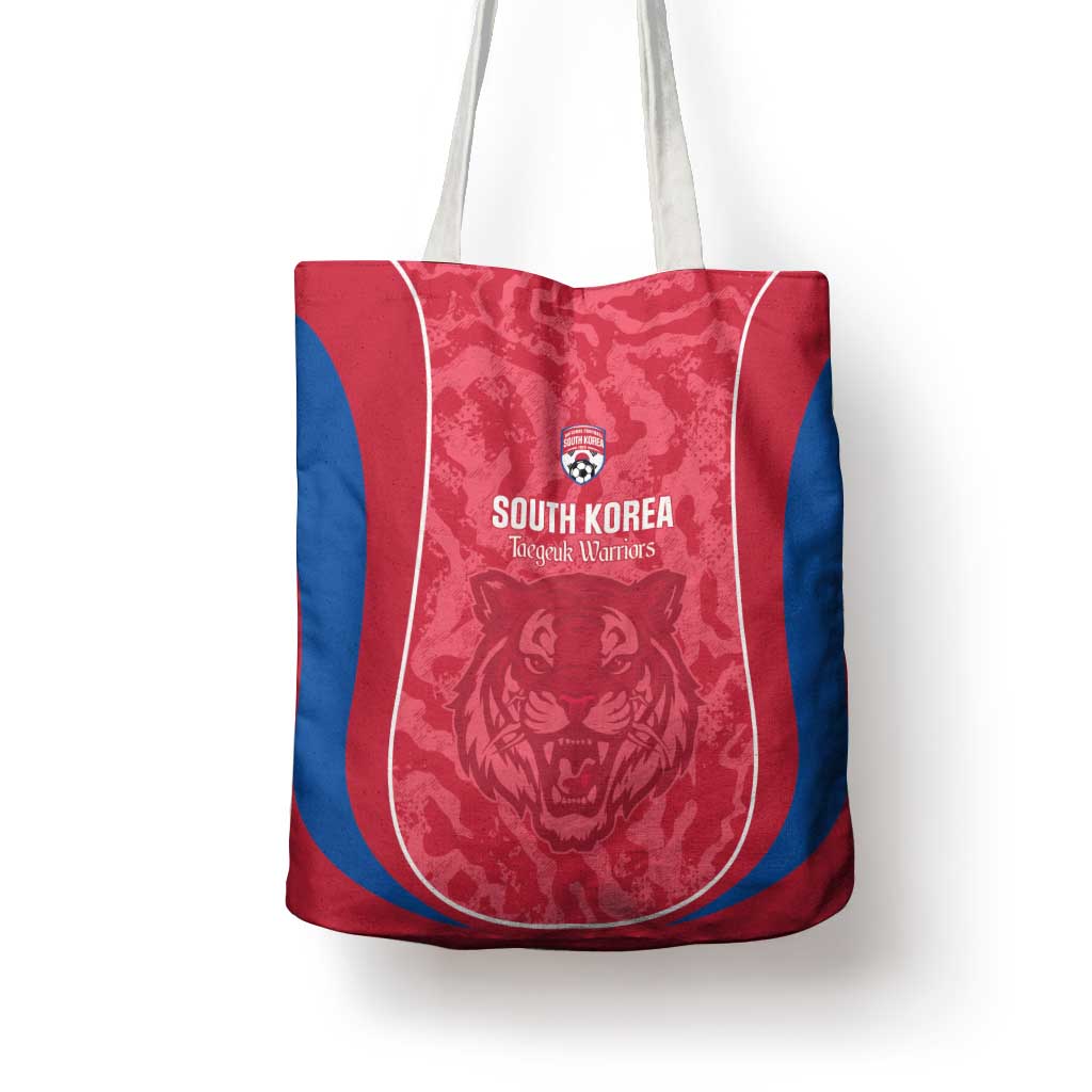South Korea Football Tote Bag 2026 Come On Taegeuk Warriors - Wonder Print Shop