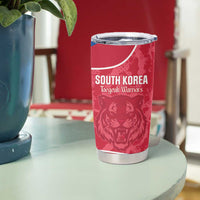 Custom South Korea Football Tumbler Cup 2026 Come On Taegeuk Warriors - Wonder Print Shop