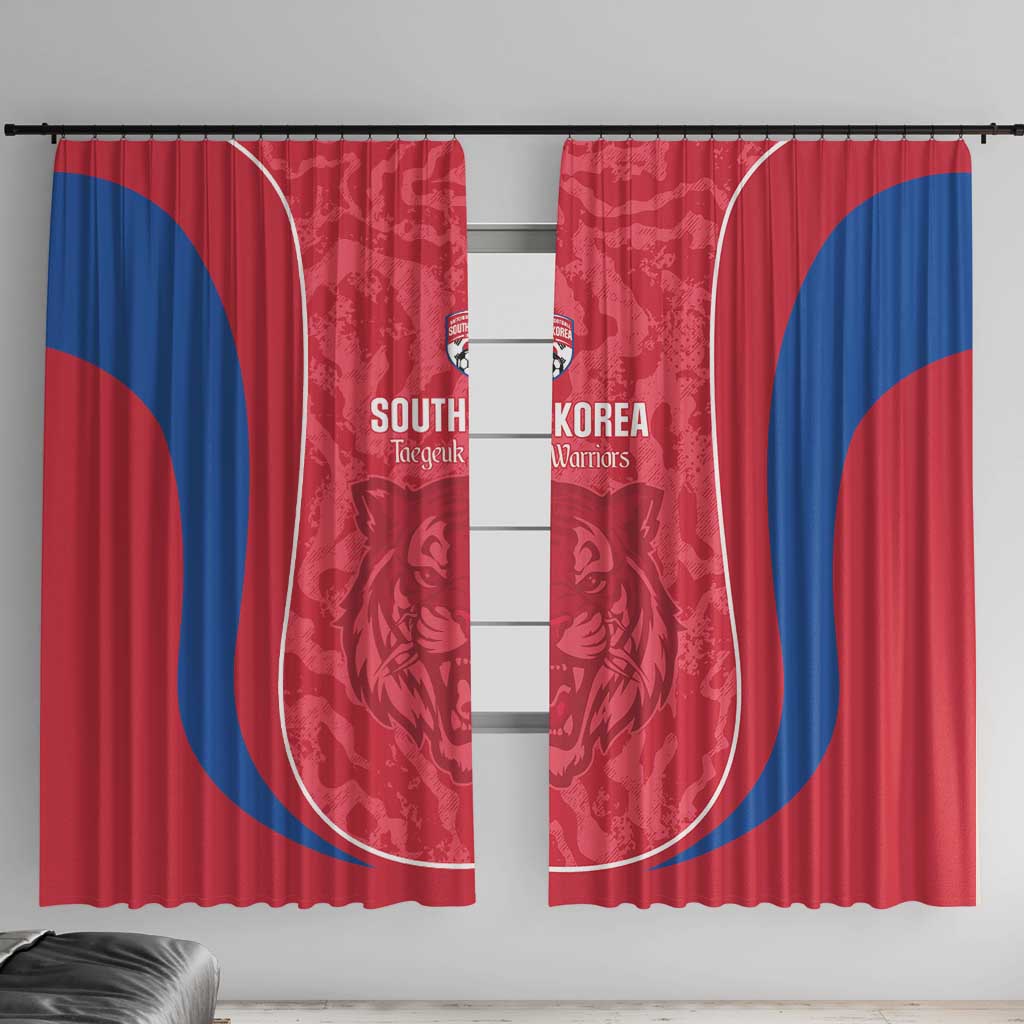 South Korea Football Window Curtain 2026 Come On Taegeuk Warriors - Wonder Print Shop
