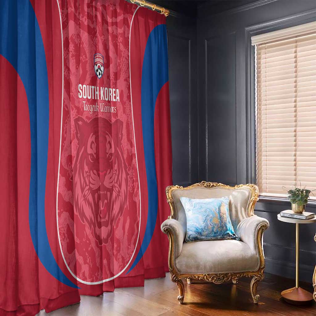 South Korea Football Window Curtain 2026 Come On Taegeuk Warriors - Wonder Print Shop