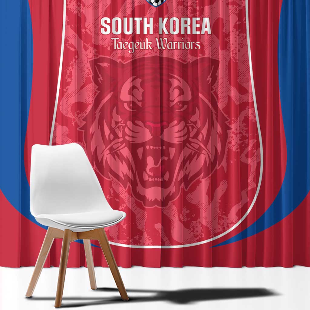 South Korea Football Window Curtain 2026 Come On Taegeuk Warriors - Wonder Print Shop