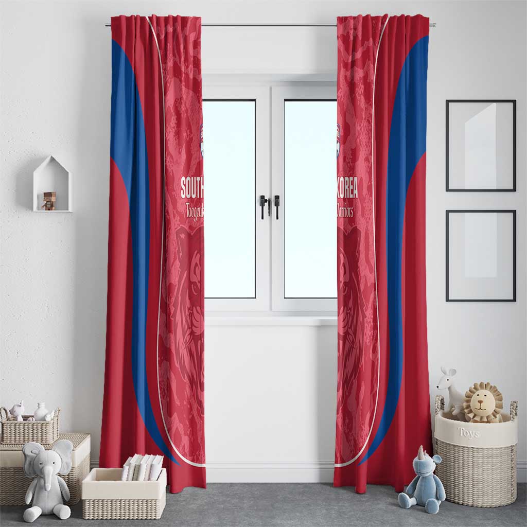South Korea Football Window Curtain 2026 Come On Taegeuk Warriors - Wonder Print Shop