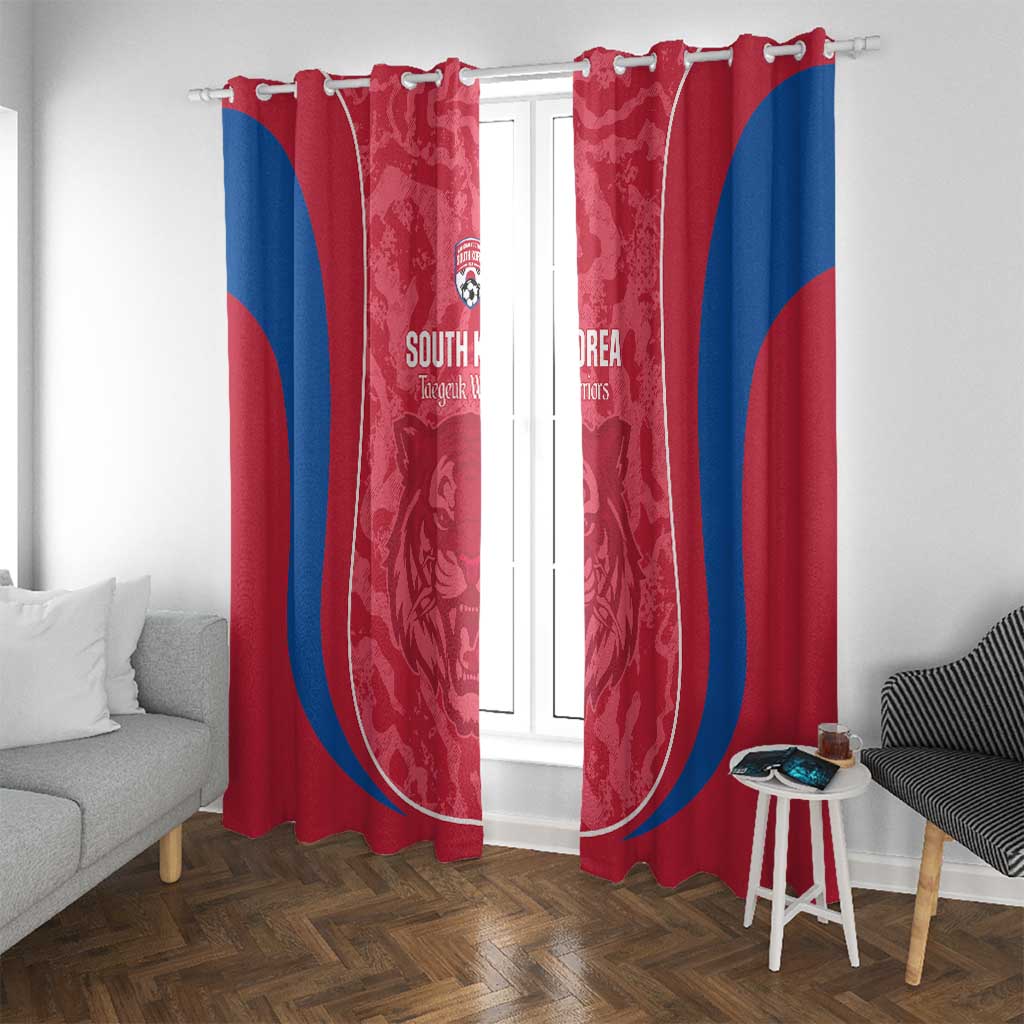 South Korea Football Window Curtain 2026 Come On Taegeuk Warriors - Wonder Print Shop
