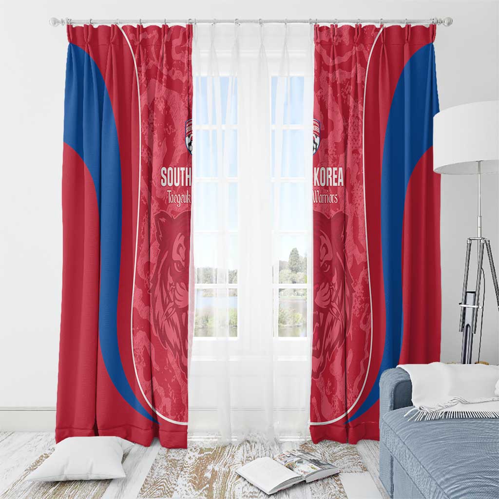 South Korea Football Window Curtain 2026 Come On Taegeuk Warriors - Wonder Print Shop